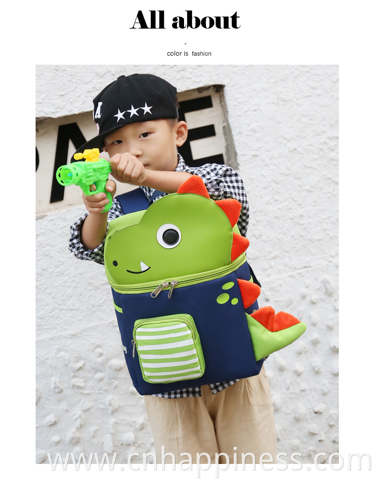 Kindergarten Schoolbag Children's Anti-lost Cartoon Creative DIY Stereo School Backpack Boy Girl 3D Cartoon Baby Backpack Cute